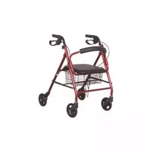 Rolator cu 4 roti ajustabil pe inaltime si pliabil