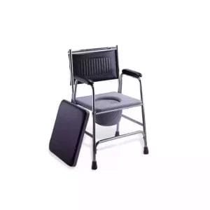 Scaun toaletă reglabil pe înalțime cu șezut detașabil